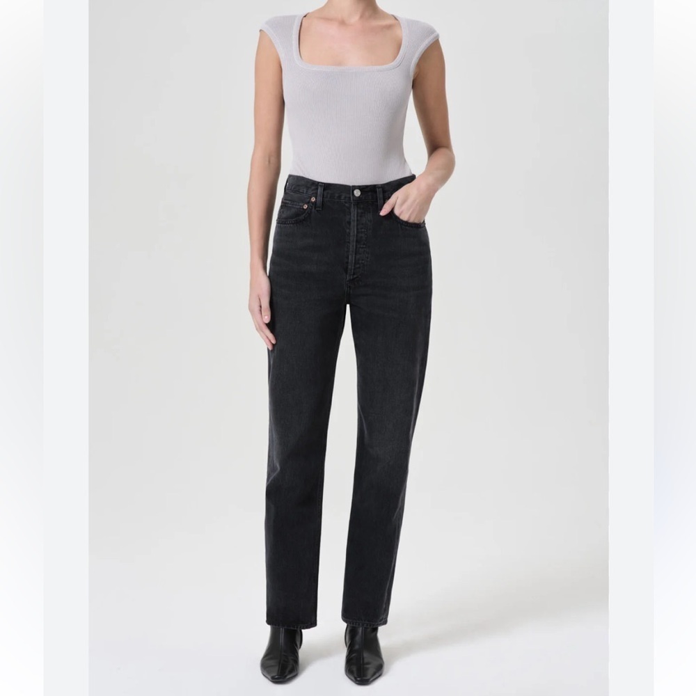 AGOLDE straight leg jeans, size 24